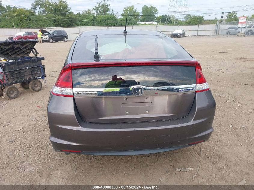 2014 Honda Insight Ex VIN: JHMZE2H76ES001492 Lot: 40088333