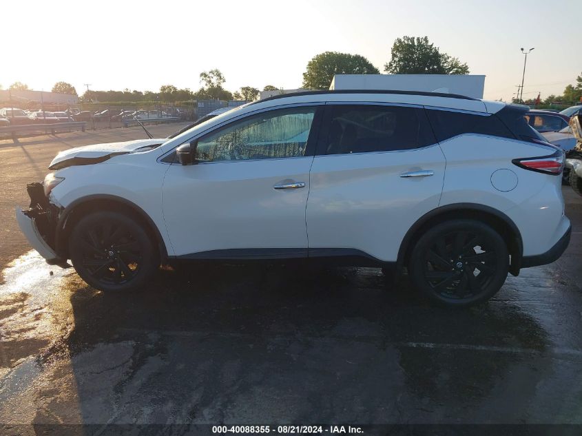 2018 Nissan Murano Sl VIN: 5N1AZ2MG3JN112935 Lot: 40088355