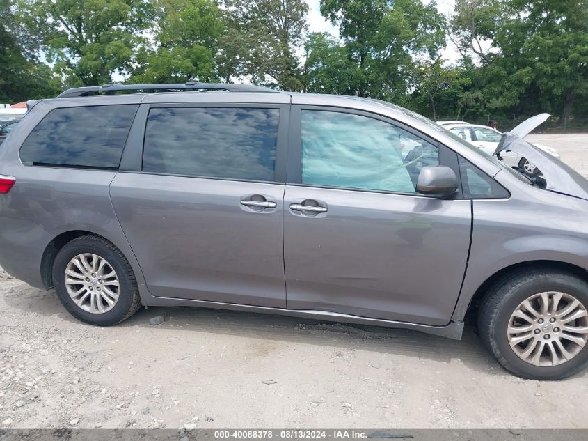 2016 Toyota Sienna Xle 8 Passenger VIN: 5TDYK3DCXGS713725 Lot: 40088378