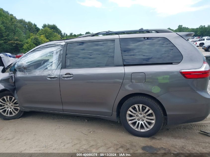 2016 Toyota Sienna Xle 8 Passenger VIN: 5TDYK3DCXGS713725 Lot: 40088378