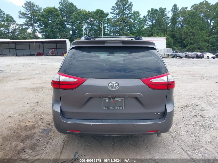 2016 Toyota Sienna Xle 8 Passenger VIN: 5TDYK3DCXGS713725 Lot: 40088378