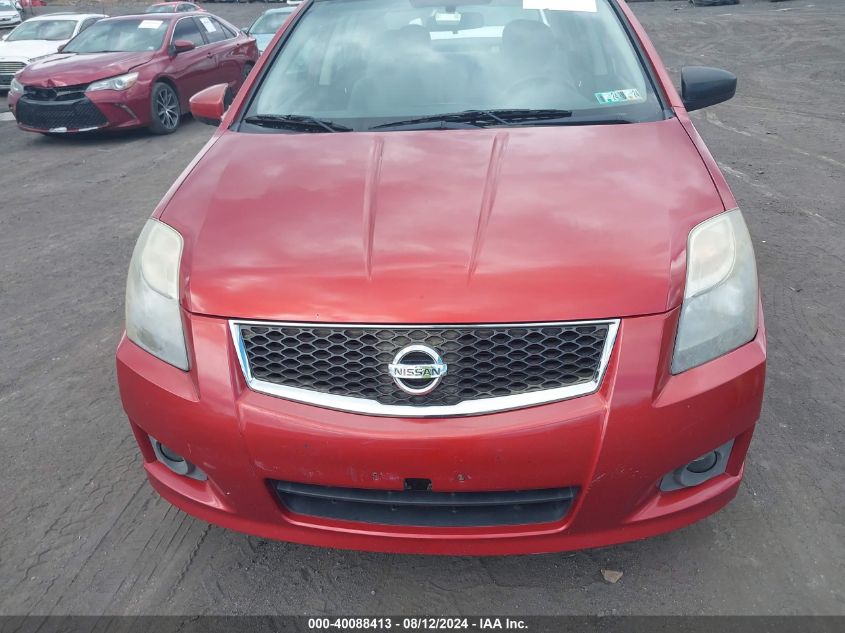 2011 Nissan Sentra 2.0Sr VIN: 3N1AB6AP0BL665440 Lot: 40088413