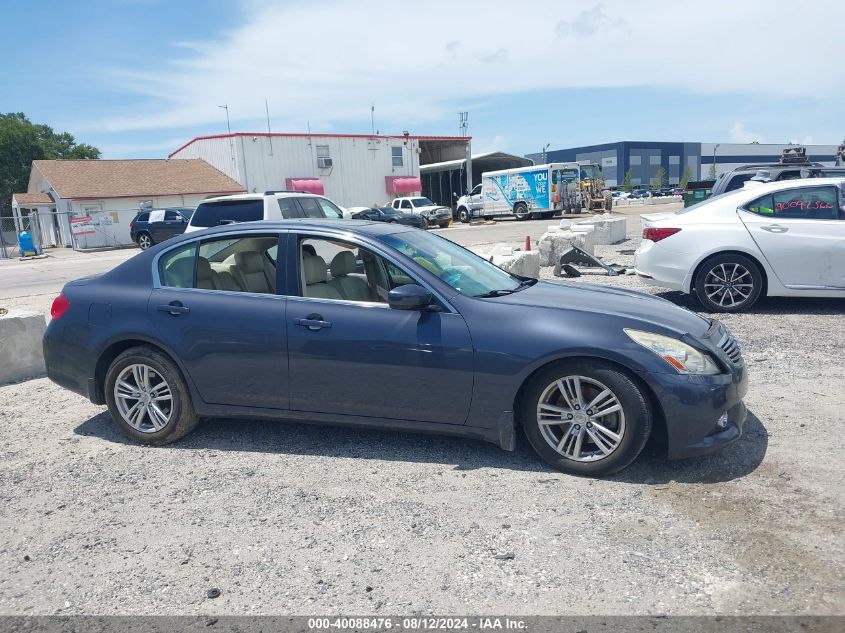 2010 Infiniti G37 Journey VIN: JN1CV6APXAM201074 Lot: 40088476