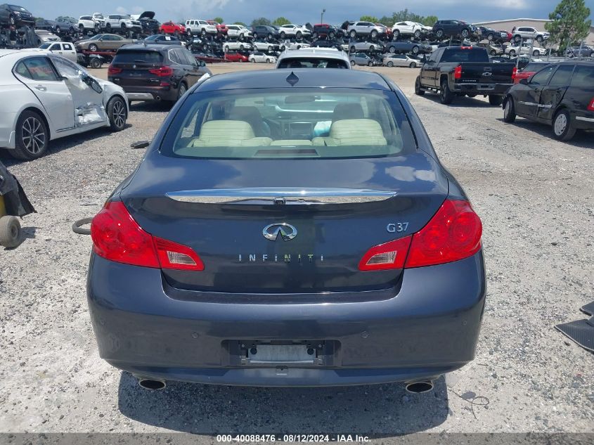 2010 Infiniti G37 Journey VIN: JN1CV6APXAM201074 Lot: 40088476