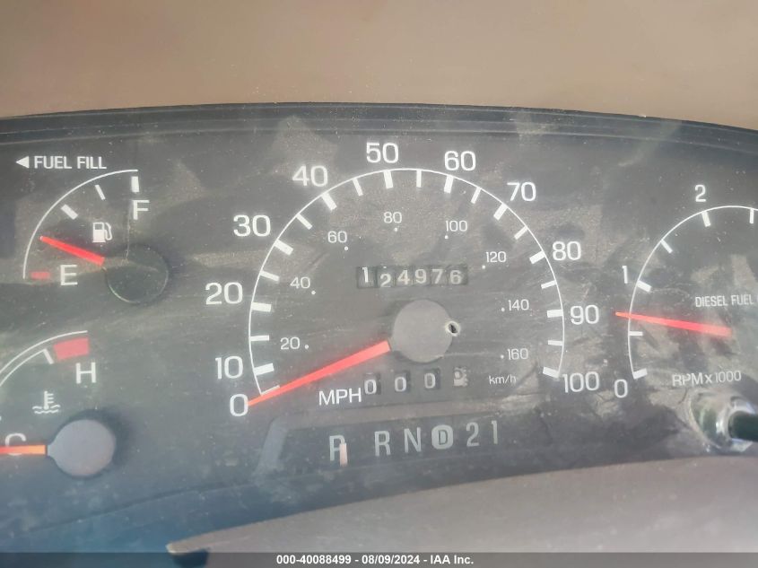 1999 Ford F-250 Lariat/Xl/Xlt VIN: 1FTNX20F1XEA55457 Lot: 40088499