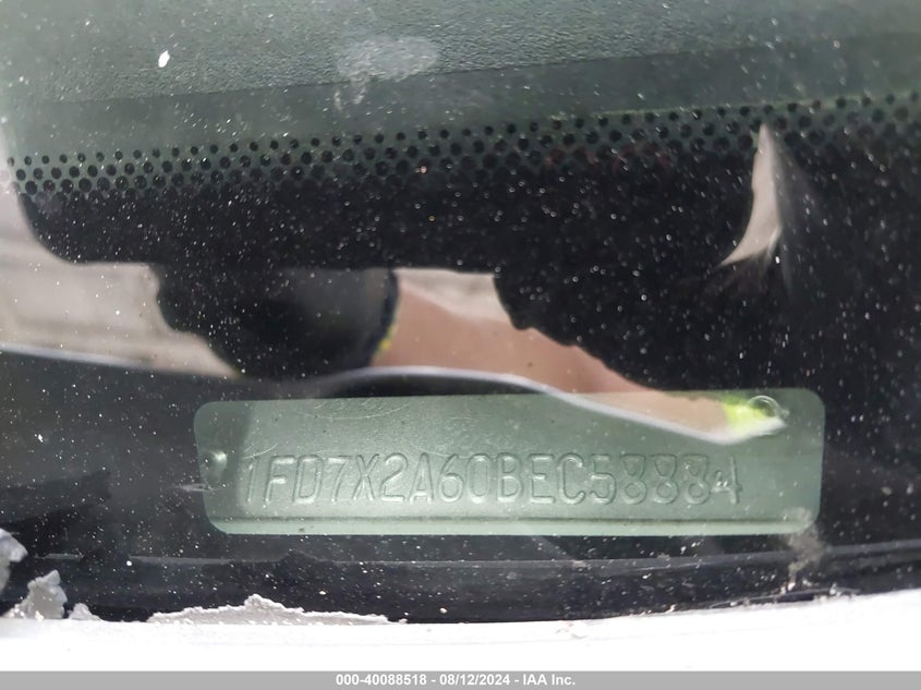 2011 Ford F-250 Super Duty VIN: 1FD7X2A60BEC58884 Lot: 40088518