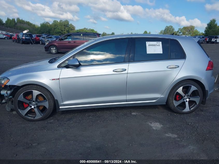 2015 Volkswagen Golf Gti 2.0T Autobahn 4-Door VIN: 3VW4T7AU3FM048341 Lot: 40088541