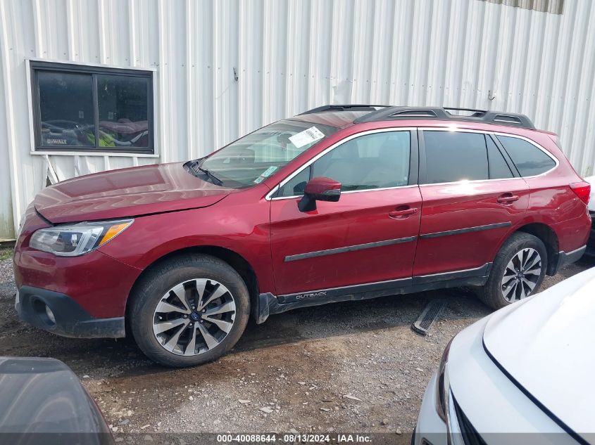 2015 Subaru Outback 2.5I Limited VIN: 4S4BSALC9F3229701 Lot: 40088644