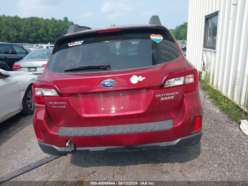 2015 Subaru Outback 2.5I Limited VIN: 4S4BSALC9F3229701 Lot: 40088644