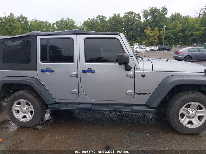 2014 Jeep Wrangler Unlimited Sport VIN: 1C4BJWDG2EL255528 Lot: 40088740