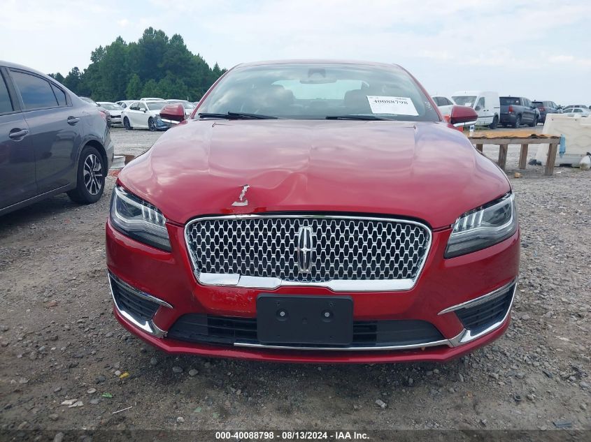 2019 Lincoln Mkz VIN: 3LN6L5A98KR604373 Lot: 40088798