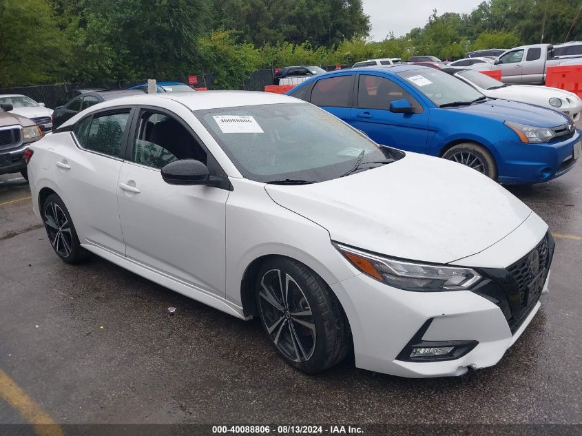 2021 Nissan Sentra Sr Xtronic Cvt VIN: 3N1AB8DV0MY265826 Lot: 40088806