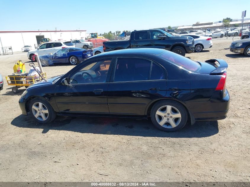 2004 Honda Civic Ex VIN: 2HGES25704H507033 Lot: 40088832