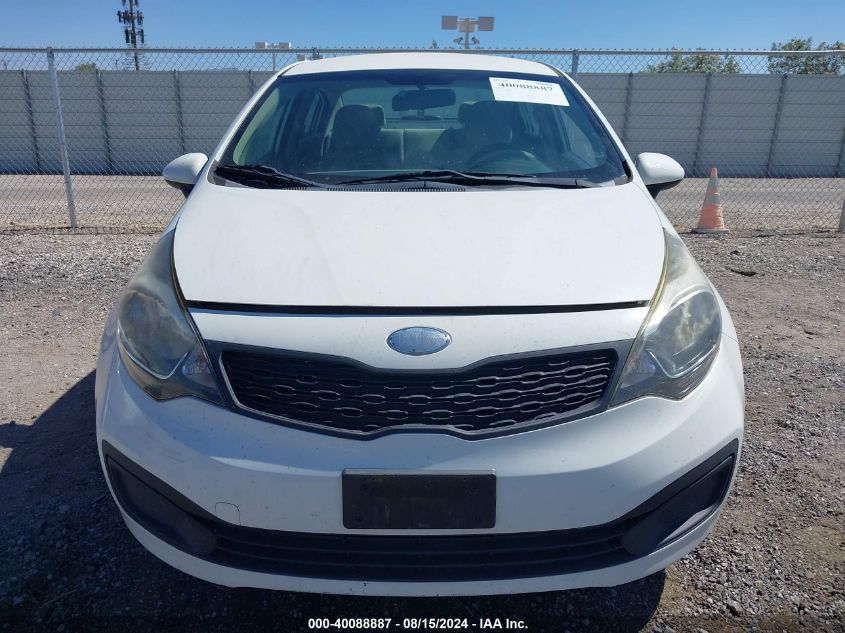 2013 Kia Rio Lx VIN: KNADM4A36D6318761 Lot: 40088887