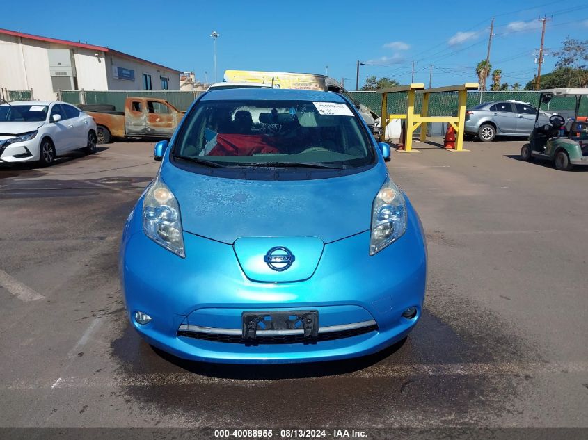 2012 Nissan Leaf Sl VIN: JN1AZ0CP8CT020196 Lot: 40088955