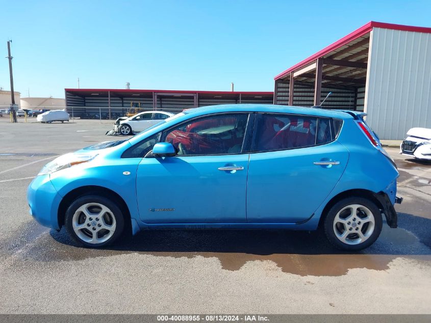 2012 Nissan Leaf Sl VIN: JN1AZ0CP8CT020196 Lot: 40088955