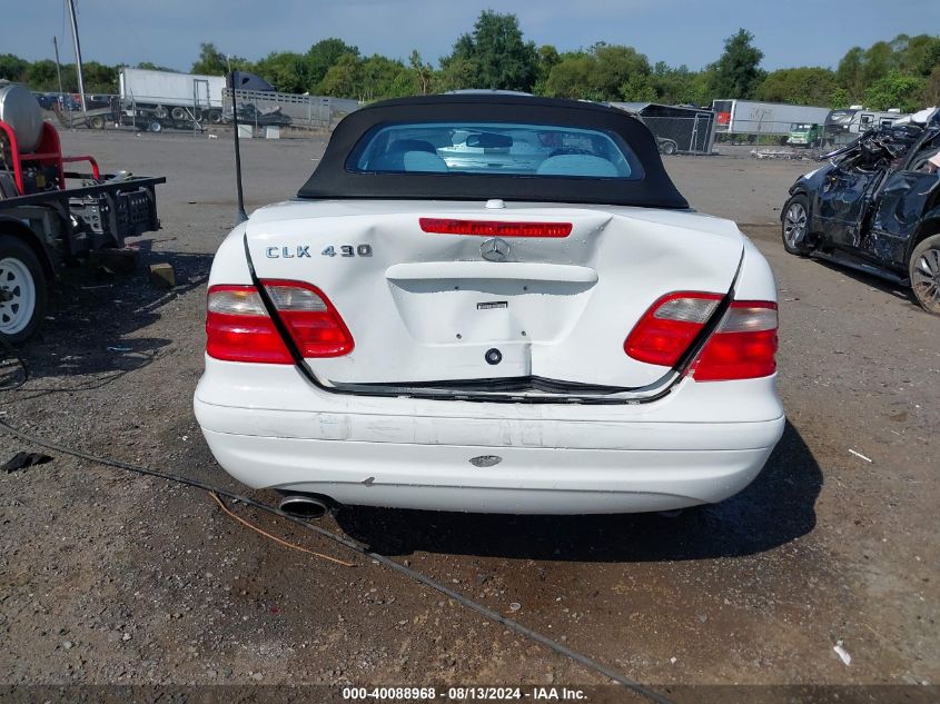 2001 Mercedes-Benz Clk 430 VIN: WDBLK70G11T090996 Lot: 40088968