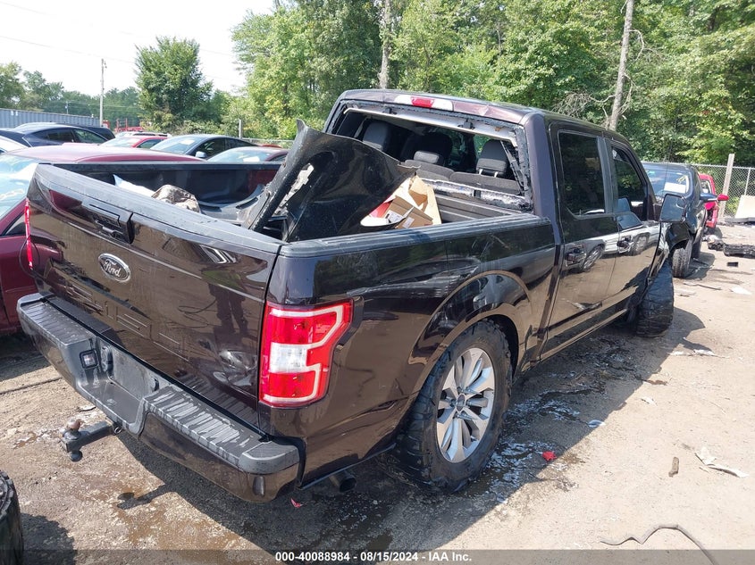 VIN 1FTEW1EP9JFC40646 2018 FORD F-150 XL