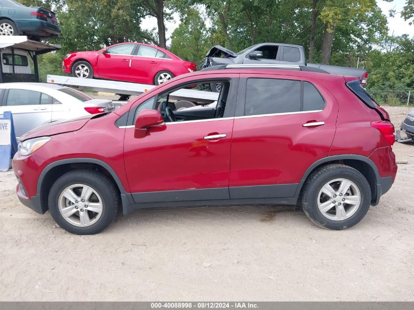 2018 Chevrolet Trax Lt VIN: 3GNCJPSB5JL279863 Lot: 40088998