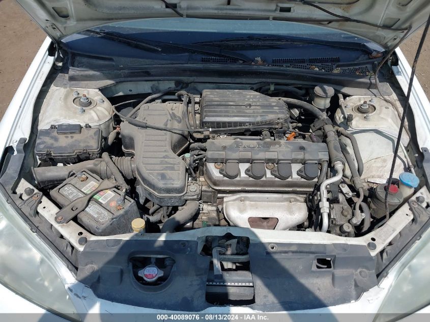 2004 Honda Civic Vp VIN: 2HGES16474H642007 Lot: 40089076