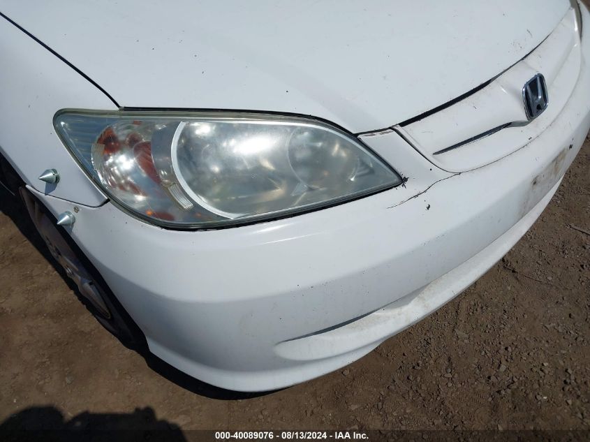 2004 Honda Civic Vp VIN: 2HGES16474H642007 Lot: 40089076