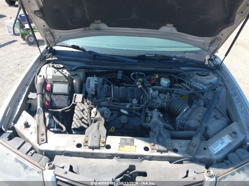 2000 Chevrolet Impala VIN: 2G1WF55K9Y9126268 Lot: 40089105