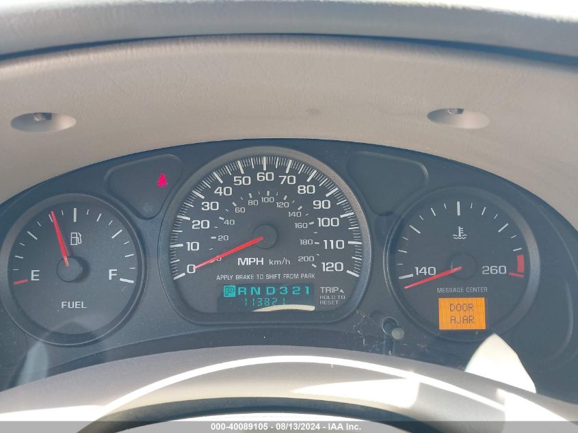 2000 Chevrolet Impala VIN: 2G1WF55K9Y9126268 Lot: 40089105