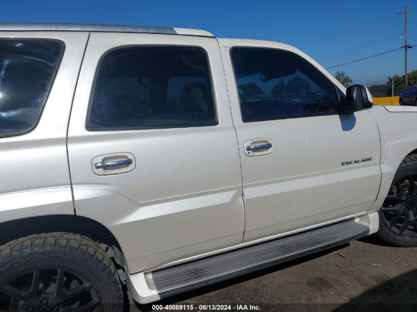 2003 Cadillac Escalade Standard VIN: 1GYEK63N03R225569 Lot: 40089115