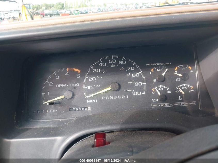 1995 GMC Suburban K1500 VIN: 1GKFK16K5SJ709107 Lot: 40089167