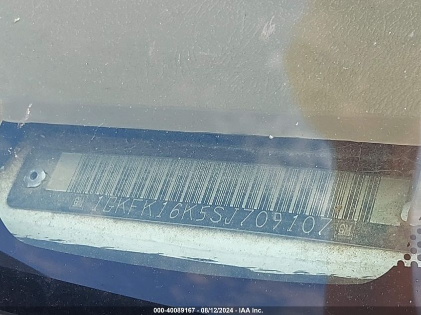 1995 GMC Suburban K1500 VIN: 1GKFK16K5SJ709107 Lot: 40089167