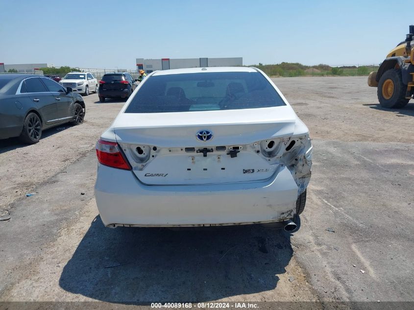 2015 TOYOTA CAMRY HYBRID XLE - 4T1BD1FK5FU155927
