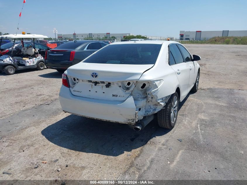 2015 Toyota Camry Hybrid Xle VIN: 4T1BD1FK5FU155927 Lot: 40089168