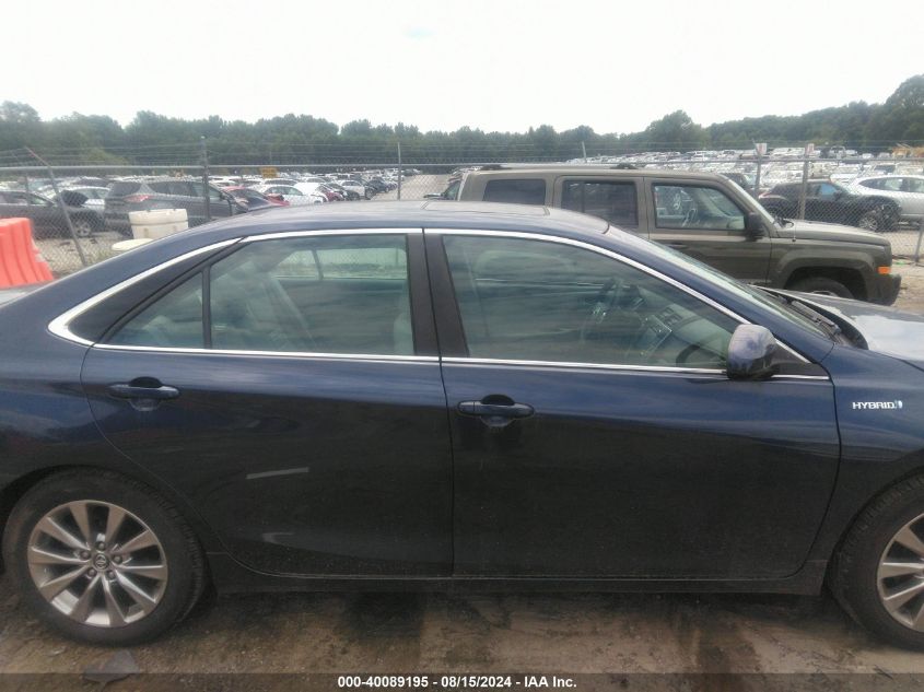 4T1BD1FK8HU229215 2017 Toyota Camry Hybrid Xle