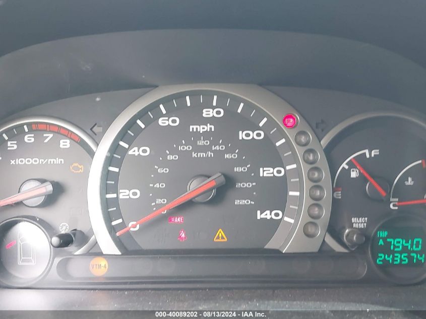 2005 Honda Pilot Exl VIN: 2HKYF18535H543747 Lot: 40089202