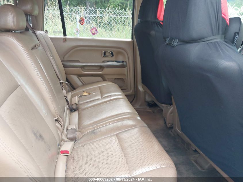 2005 Honda Pilot Exl VIN: 2HKYF18535H543747 Lot: 40089202