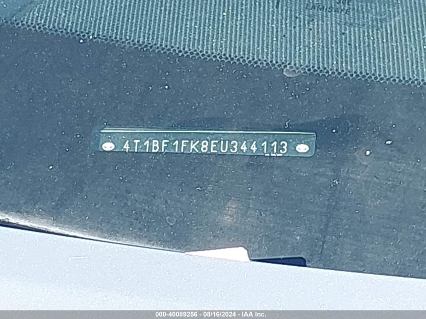 2014 TOYOTA CAMRY L/SE/LE/XLE - 4T1BF1FK8EU344113