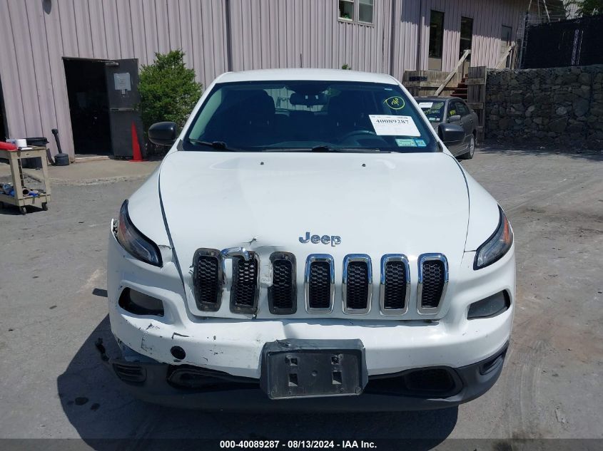 2014 Jeep Cherokee Sport VIN: 1C4PJLABXEW143264 Lot: 40089287