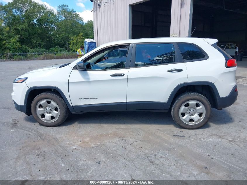 2014 Jeep Cherokee Sport VIN: 1C4PJLABXEW143264 Lot: 40089287