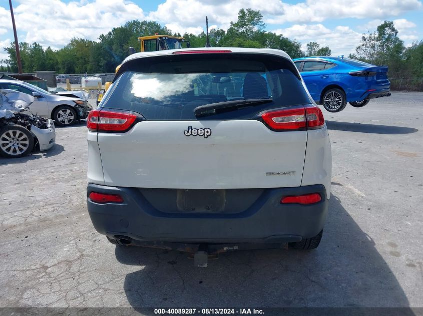 2014 Jeep Cherokee Sport VIN: 1C4PJLABXEW143264 Lot: 40089287