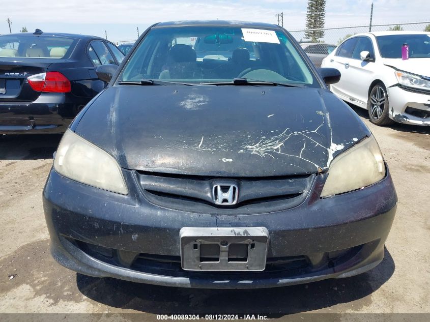 2004 Honda Civic Lx VIN: 2HGES16524H529588 Lot: 40089304