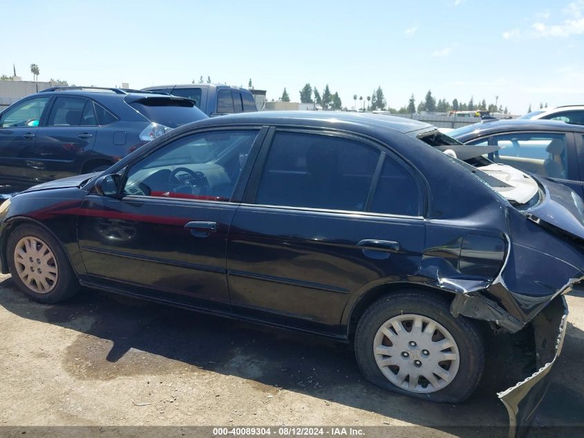 2004 Honda Civic Lx VIN: 2HGES16524H529588 Lot: 40089304