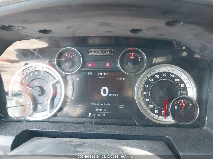2017 Ram 1500 Slt VIN: 3C6RR7LT7HG523137 Lot: 40089310