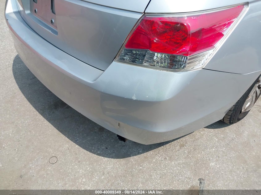 2010 Honda Accord 2.4 Lx VIN: 1HGCP2F3XAA047345 Lot: 40089349