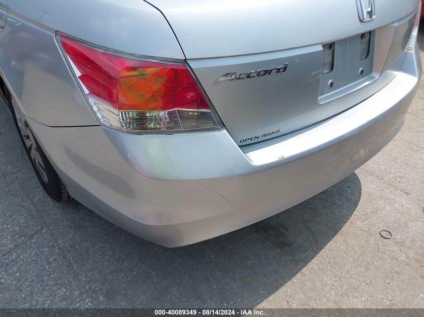 2010 Honda Accord 2.4 Lx VIN: 1HGCP2F3XAA047345 Lot: 40089349