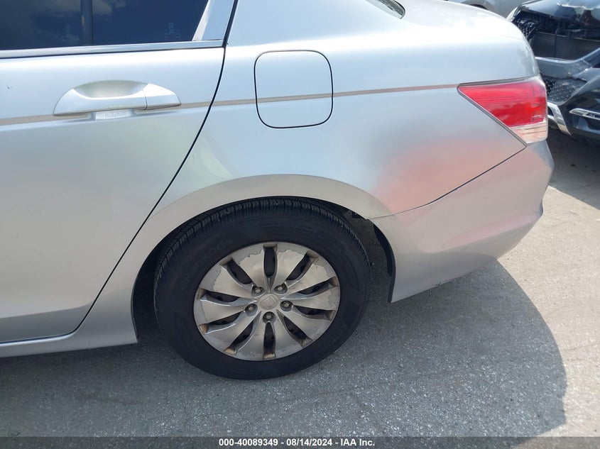 2010 Honda Accord 2.4 Lx VIN: 1HGCP2F3XAA047345 Lot: 40089349