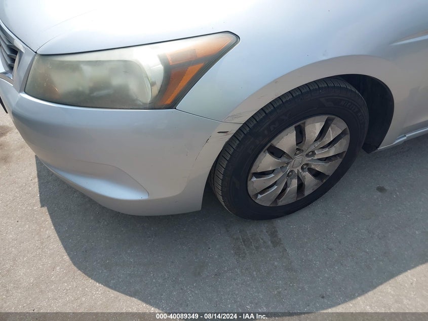 2010 Honda Accord 2.4 Lx VIN: 1HGCP2F3XAA047345 Lot: 40089349