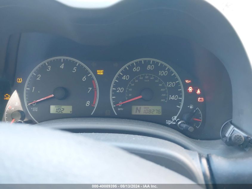 2009 Toyota Corolla Le VIN: JTDBL40E899064024 Lot: 40089395