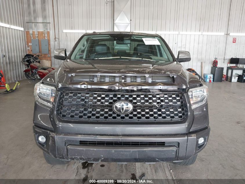 2019 Toyota Tundra Platinum 5.7L V8 VIN: 5TFAY5F15KX796328 Lot: 40089399