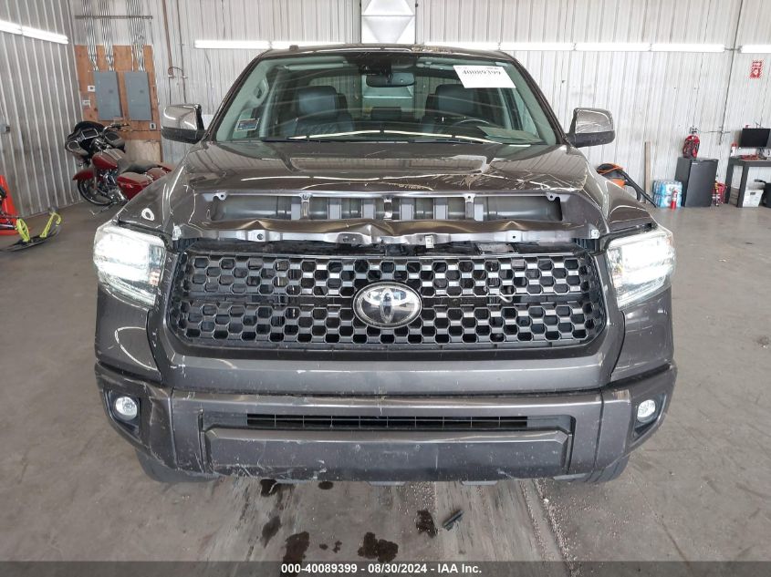 2019 Toyota Tundra Platinum 5.7L V8 VIN: 5TFAY5F15KX796328 Lot: 40089399