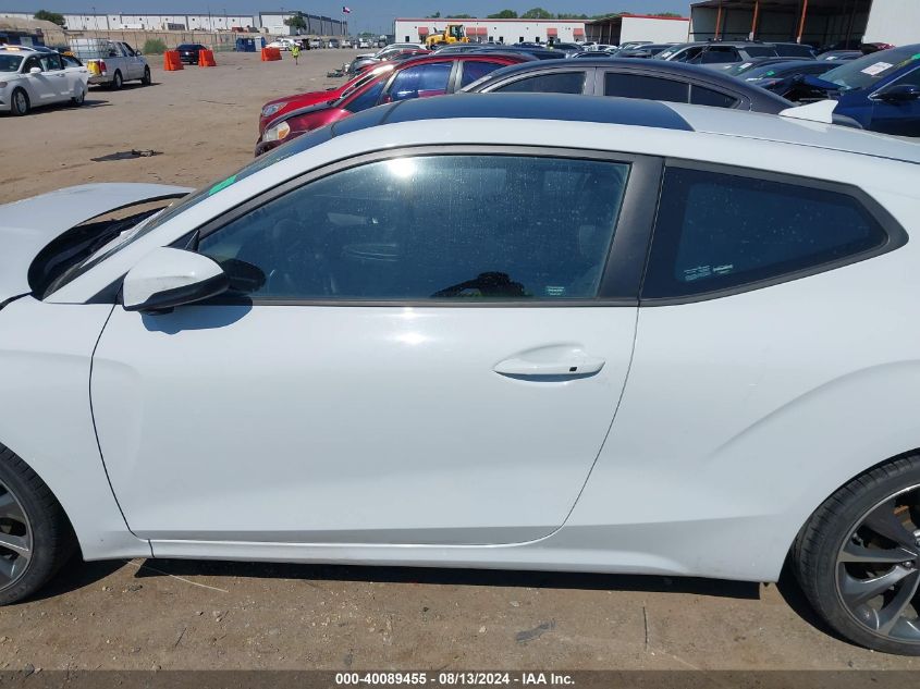 2020 Hyundai Veloster 2.0 Premium VIN: KMHTG6AF1LU024783 Lot: 40089455